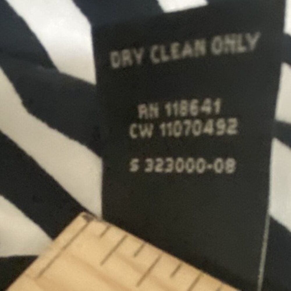 Lane Bryant Size 18 Jacket Zebra Pattern Coat 3/4 Sleeve Double Breasted - Picture 10 of 13